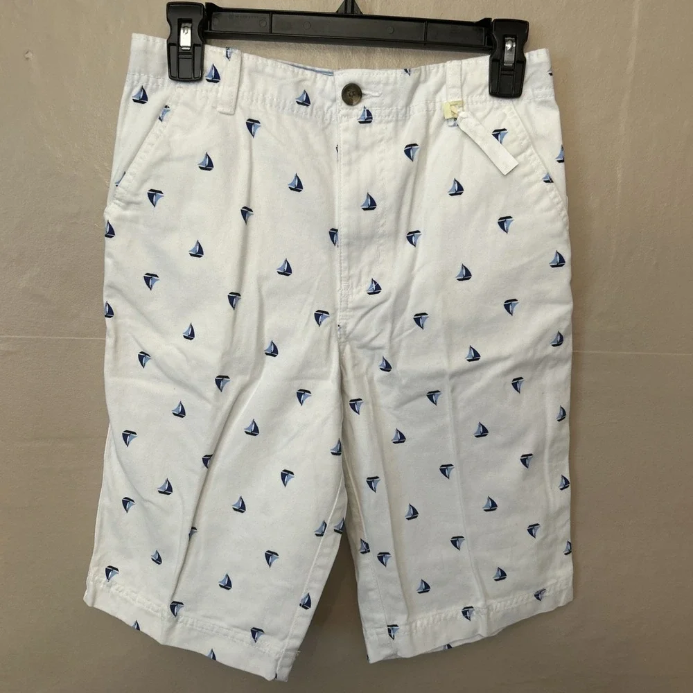 Faded Glory‎ Size 16 Girls / Boys Sail Boat Shorts